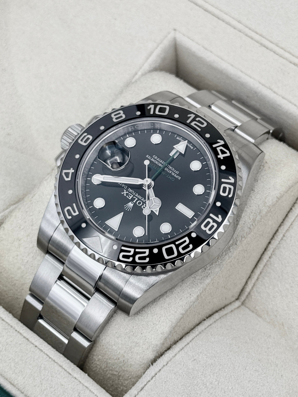2018 Rolex GMT-Master II 40mm 116710LN Stainless Steel Black Dial