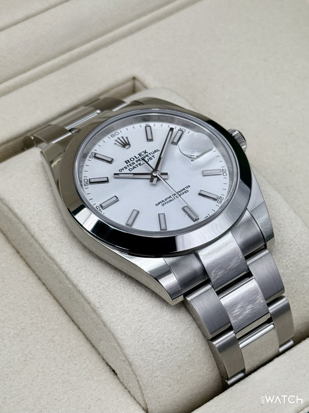 NEW 2026 Rolex Datejust 41mm 126300 Stainless Steel Oyster White Dial