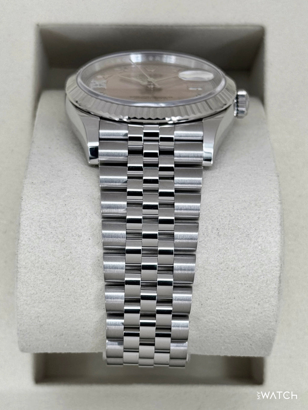 NEW 2026 Rolex Datejust 36mm 126234 Stainless Steel Jubilee Pink Diamond Dial