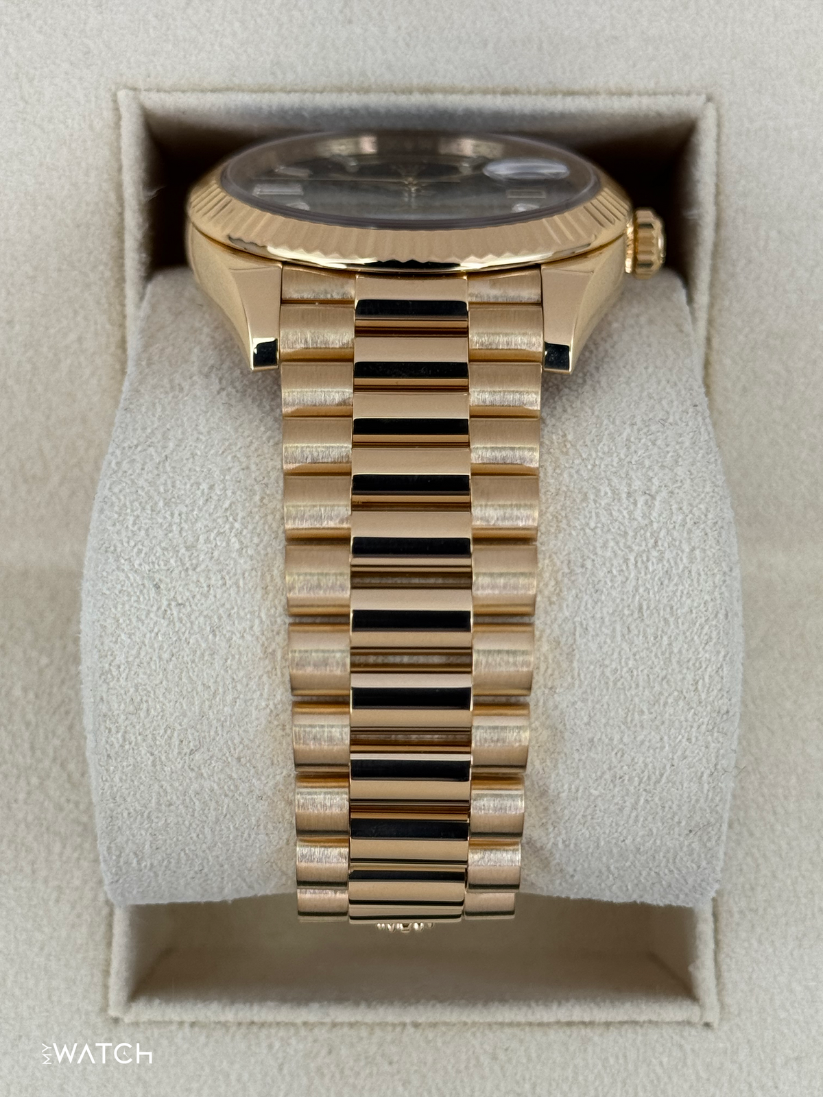 2024 Rolex Day-Date 40mm 228238 Yellow Gold Black Onyx Diamond Dial