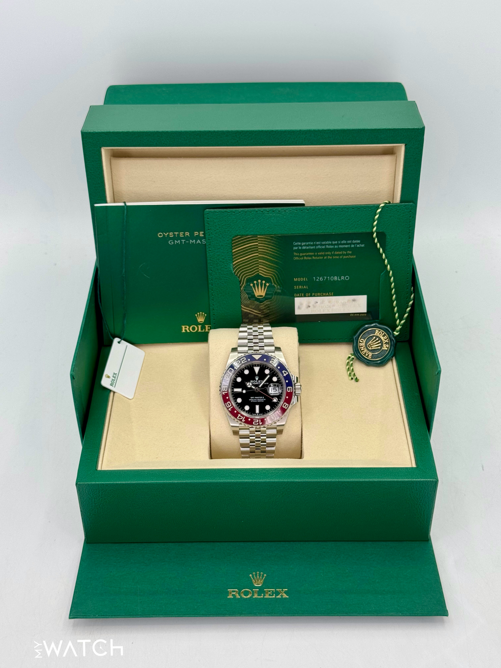 2025 Rolex GMT-Master II "Pepsi" 40mm 126710BLRO Jubilee