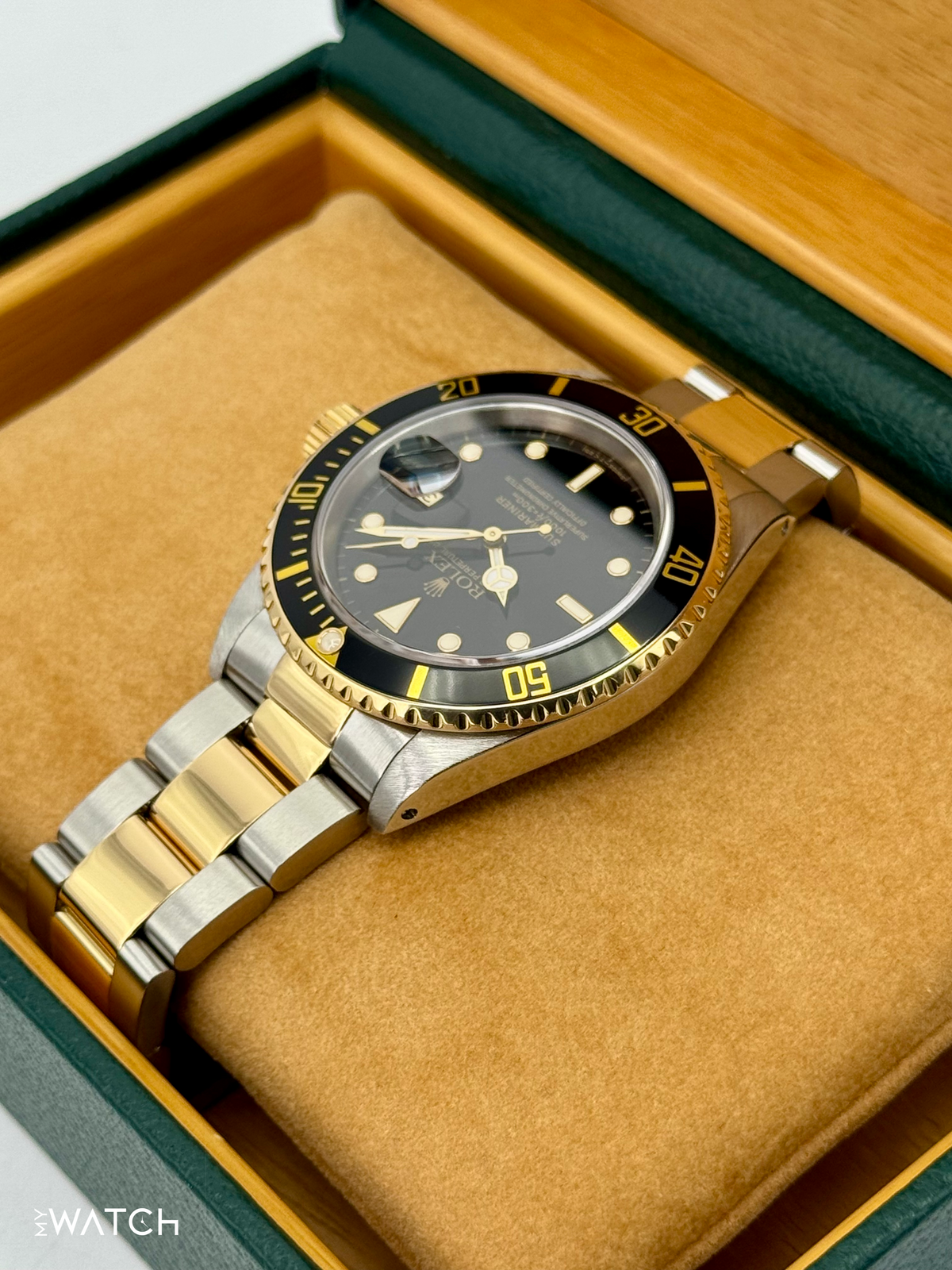1991 Rolex Submariner 40mm 16613LN Two-Tone Black Dial