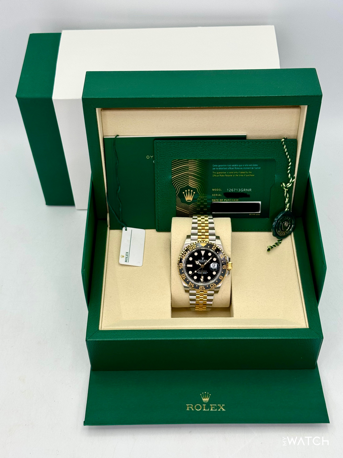 NEW 2026 Rolex GMT-Master II 40mm 126713GRNR Two-Tone Jubilee (STICKERED)
