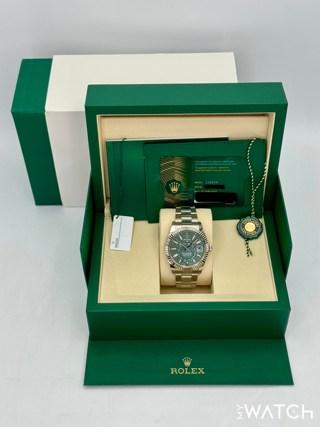 NEW 2026 Rolex Sky-Dweller 42mm 336934 Oyster Green Dial
