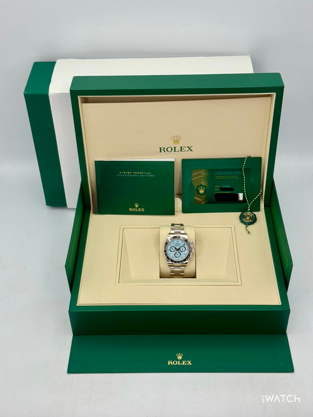NEW 2026 Rolex Daytona 40mm 126506 Platinum Ice Blue Dial