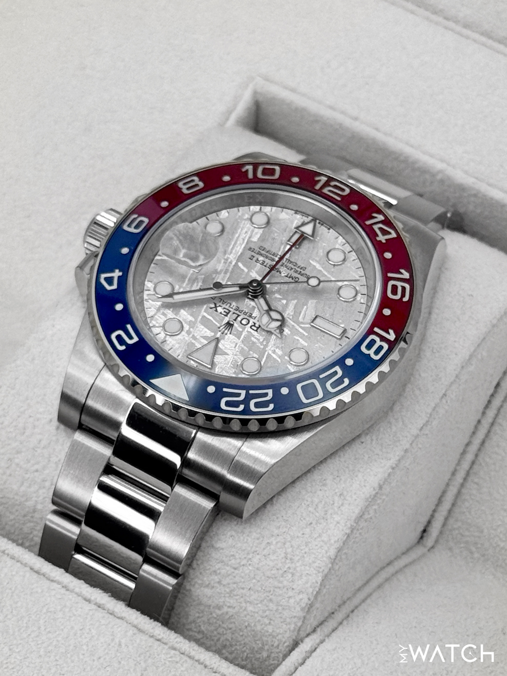 2023 Rolex GMT-Master II "Pepsi" 40mm 126719BLRO Meteorite Dial