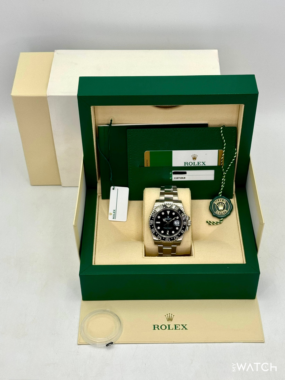NEW OLD STOCK 2019 Rolex GMT-Master II 40mm 116710LN Stainless Steel Black Dial (STICKERED)