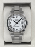 NEW 2026 Rolex Datejust 36mm 126234 Stainless Steel Oyster White Dial