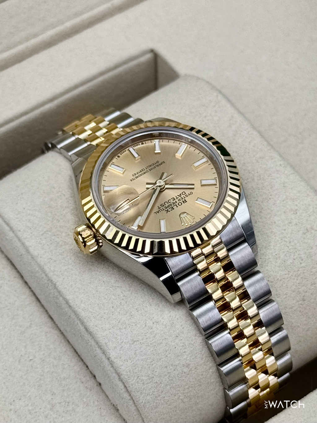 NEW 2026 Rolex Lady Datejust 28mm 279173 Jubilee Champagne Dial