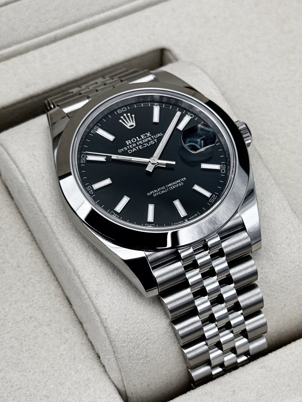 NEW 2026 Rolex Datejust 41mm 126300 Stainless Steel Jubilee Black Dial