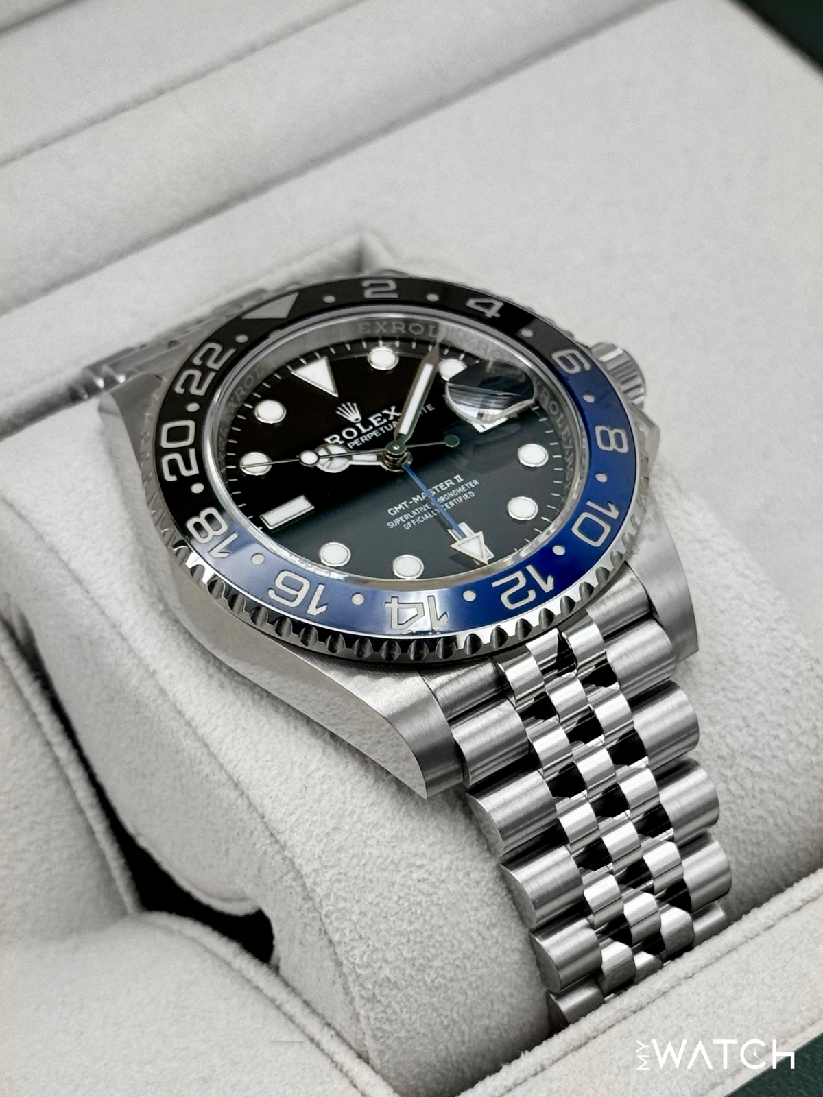 2024 Rolex GMT-Master II "Batgirl" 40mm 126710BLNR Jubilee Black Dial