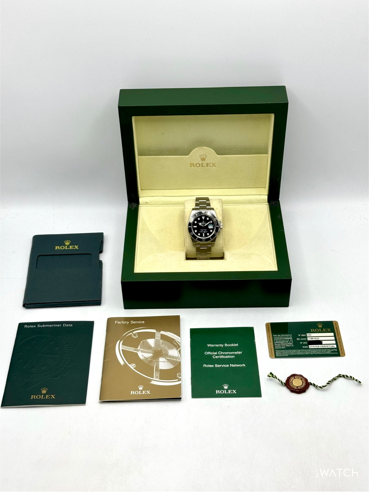 2012 Rolex Submariner 40mm 116610LN Stainless Steel Black Dial