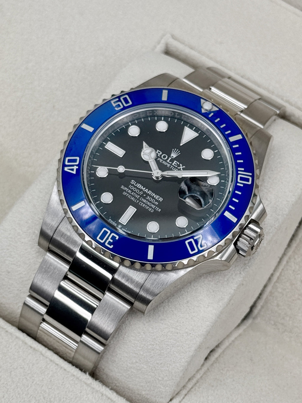 2025 Rolex Submariner Cookie Monster 41mm 126619LB White Gold Black Dial