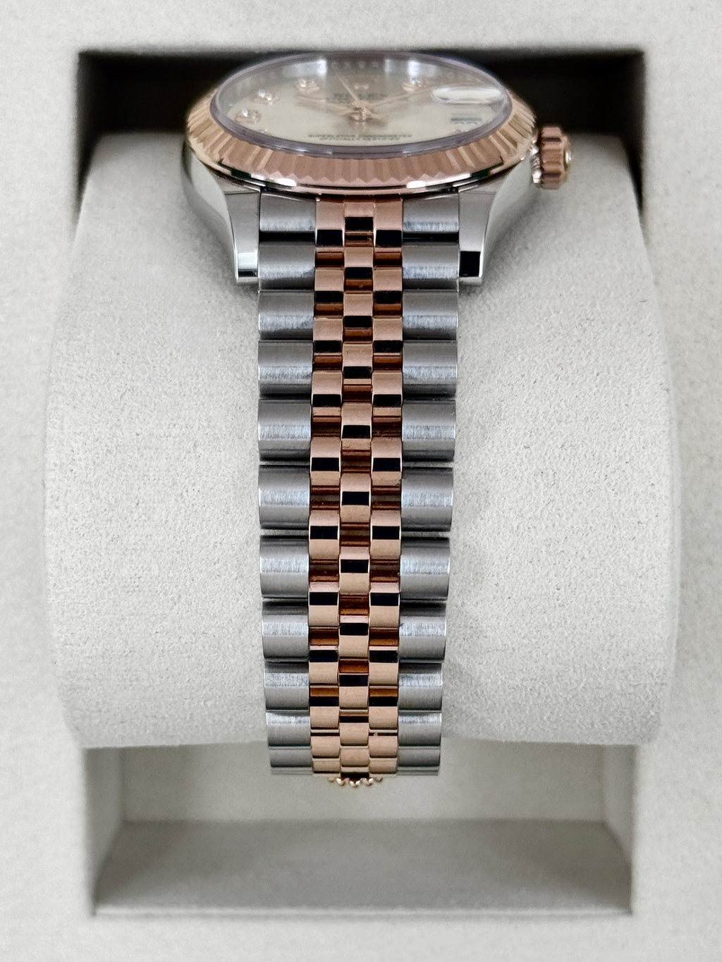 2026 Rolex Datejust 31mm 278271 Two-Tone Jubilee Silver Diamond Dial
