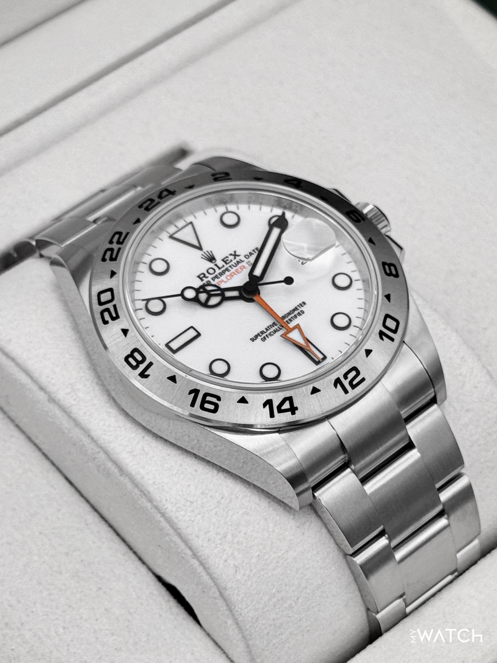 NEW 2026 Rolex Explorer II 42mm 226570 Stainless Steel Polar White Dial