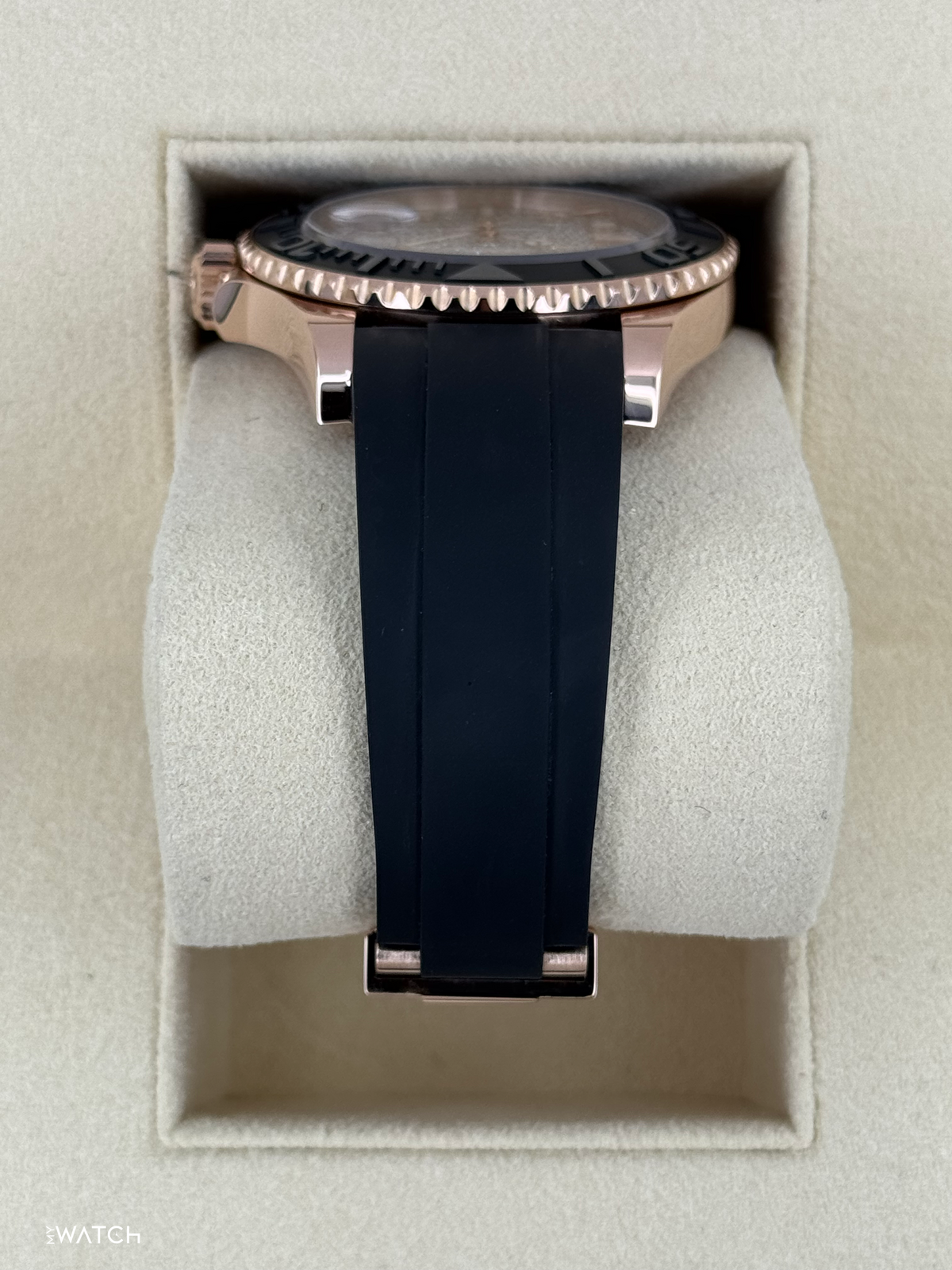 2023 Rolex Yacht-Master 40mm 126655 Rose Gold Diamond Paved Dial