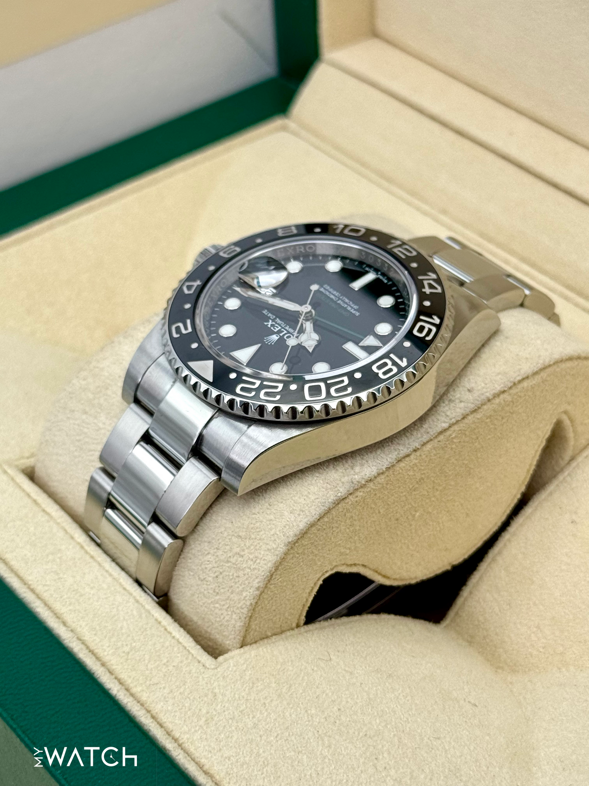 2019 Rolex GMT-Master II 40mm 116710LN Stainless Steel Black Dial