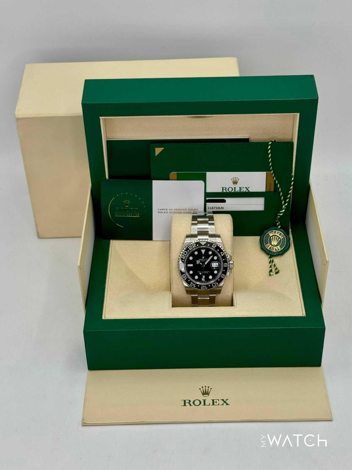 2017 Rolex GMT-Master II 40mm 116710LN Stainless Steel Black Dial (with RSC)