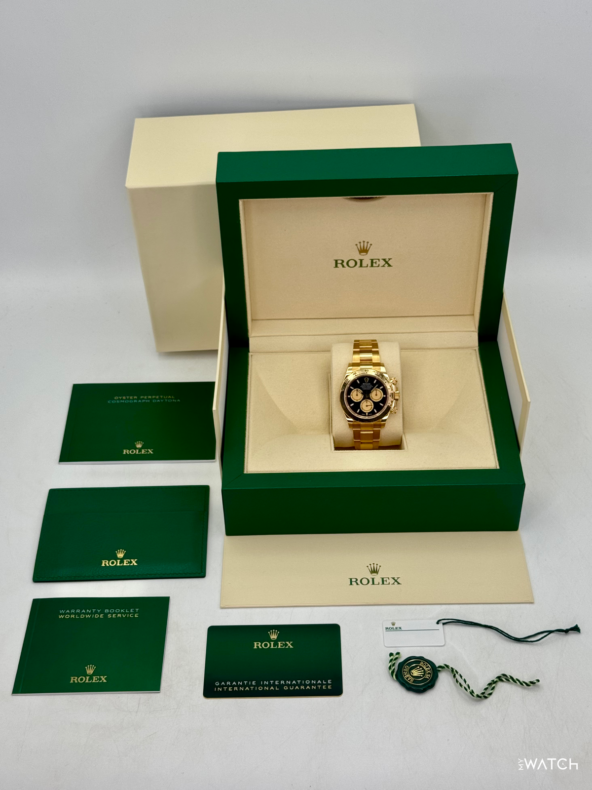 2024 Rolex Daytona "Paul Newman" 40mm 126508 Yellow Gold Black Dial
