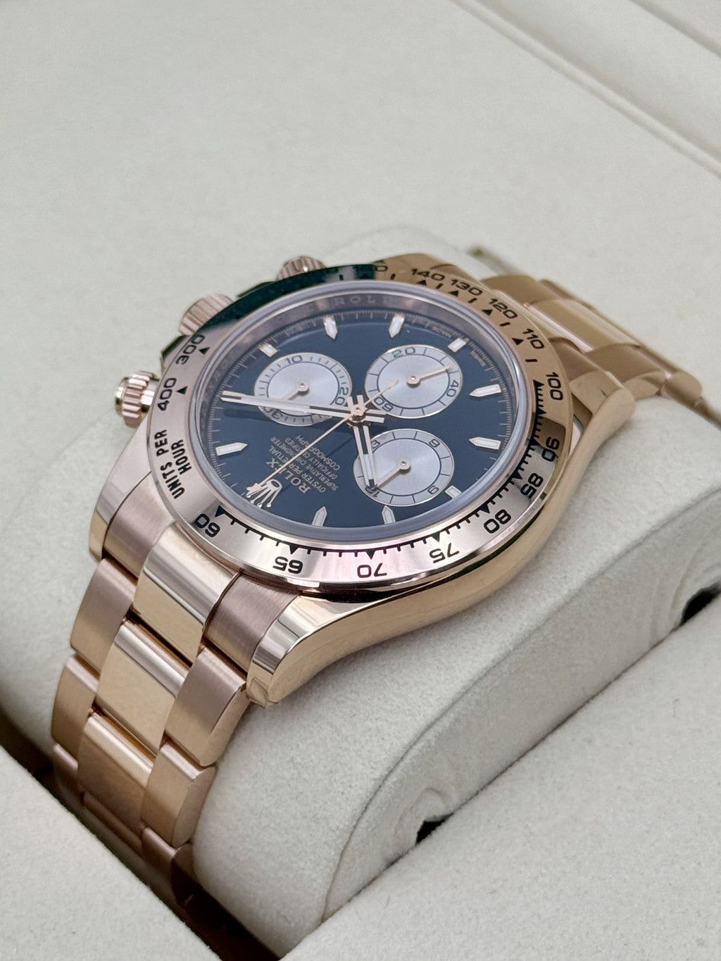 2026 Rolex Daytona 40mm 126505 Rose Gold Black Dial