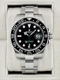 2016 Rolex GMT-Master II 40mm 116710LN Stainless Steel Black Dial