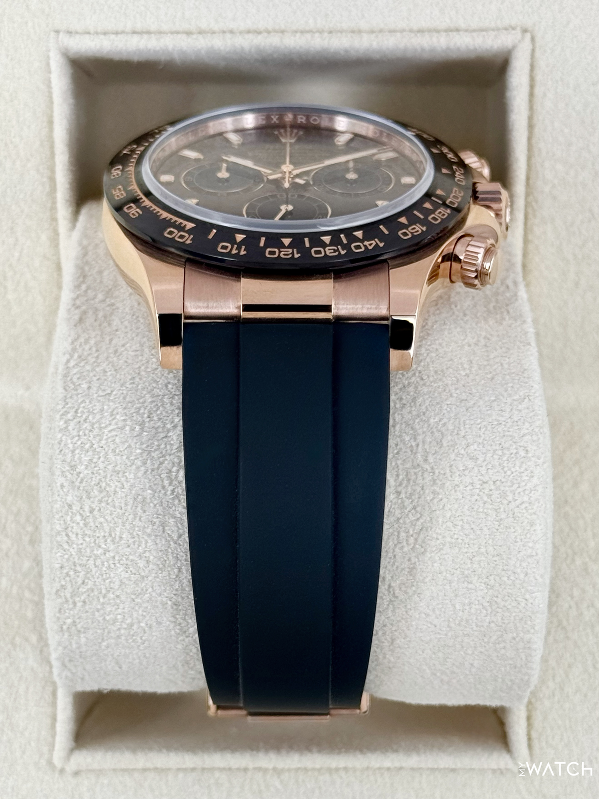 2023 Rolex Daytona 40mm 116515LN Rose Gold Oysterflex Chocolate Dial