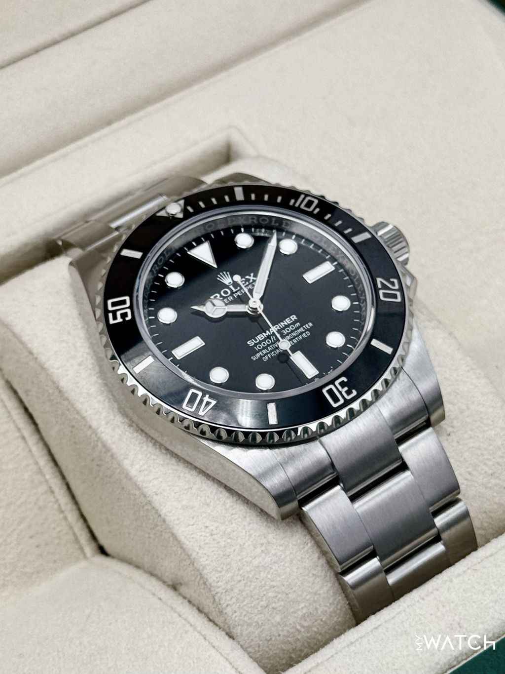 2021 Rolex Submariner 41mm 124060 Stainless Steel Black Dial