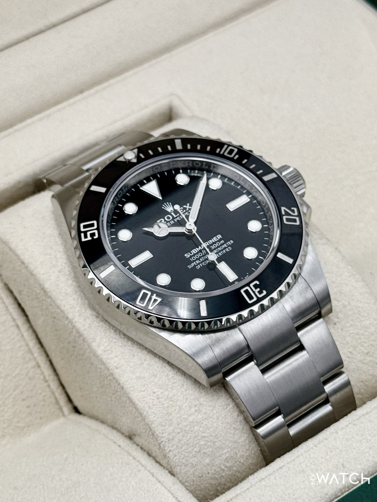 2021 Rolex Submariner 41mm 124060 Stainless Steel Black Dial