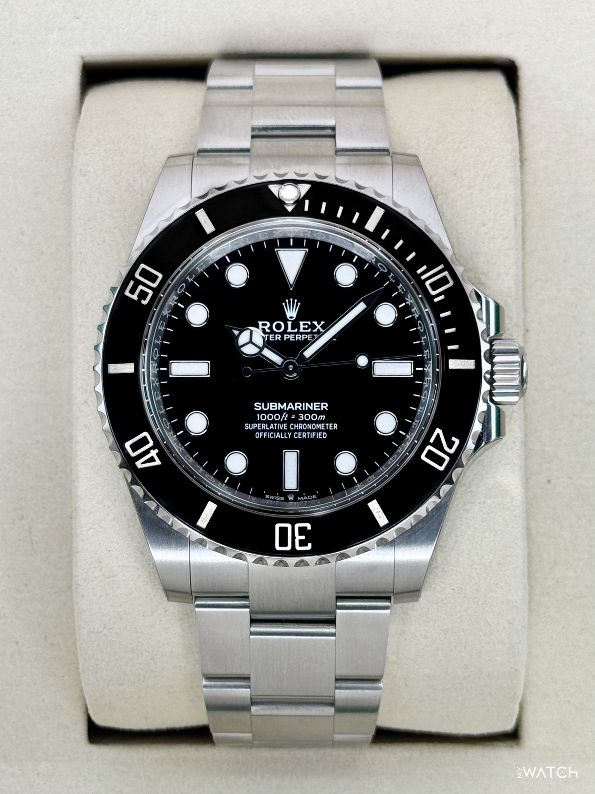 NEW 2025 Rolex Submariner 41mm 124060 Stainless Steel Black Dial (STICKERED)