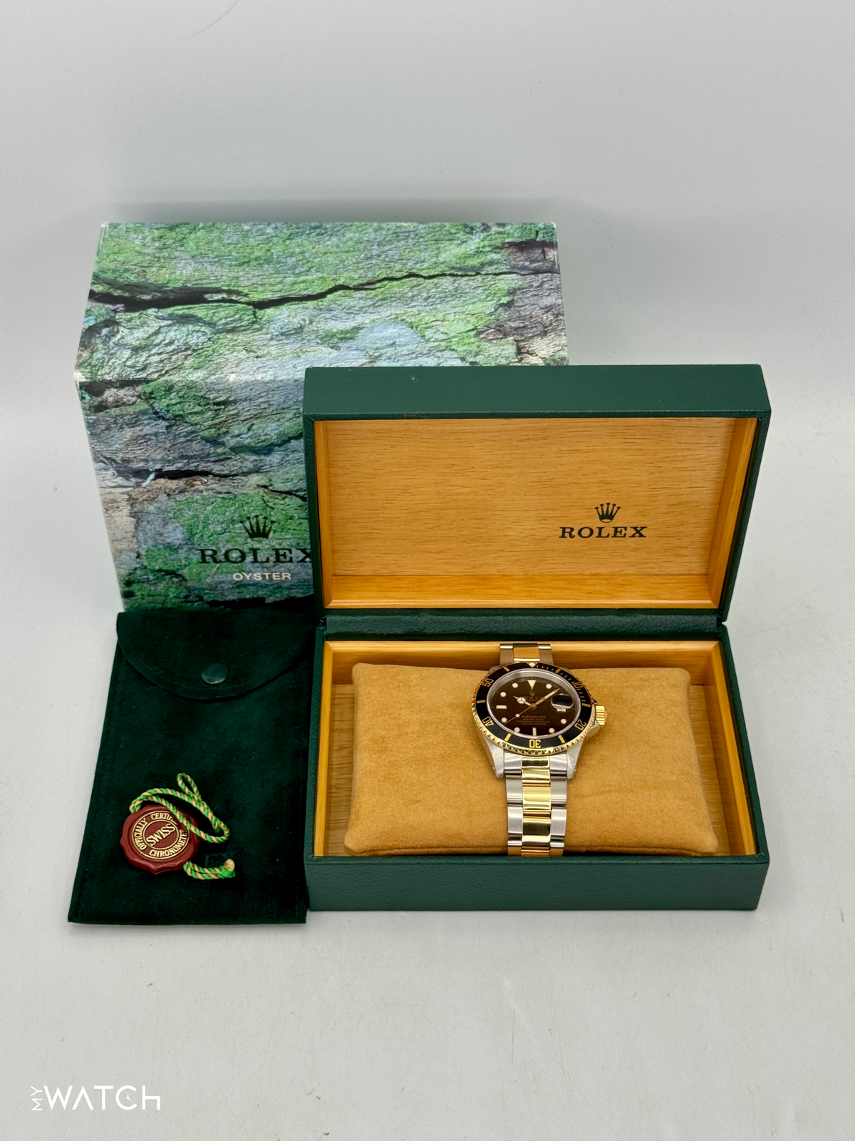 1991 Rolex Submariner 40mm 16613LN Two-Tone Black Dial