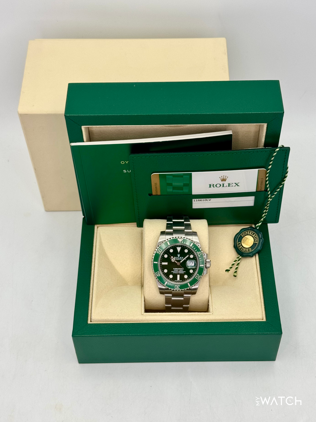 2018 Rolex Submariner “Hulk” 40mm 116610LV Green Dial