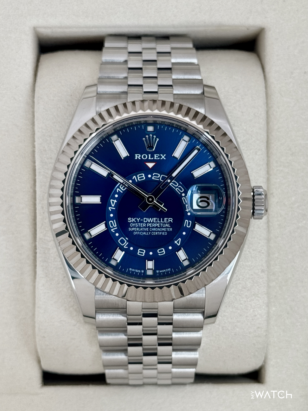 2025 Rolex Sky-Dweller 42mm 336934 Jubilee Blue Dial