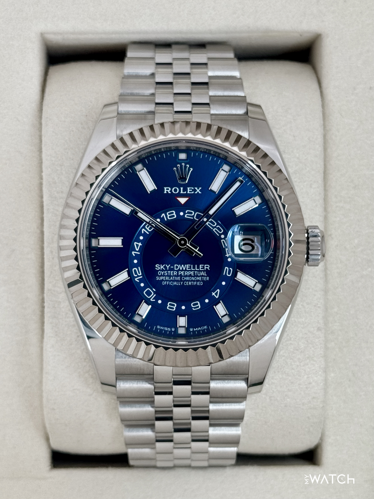 2025 Rolex Sky-Dweller 42mm 336934 Jubilee Blue Dial