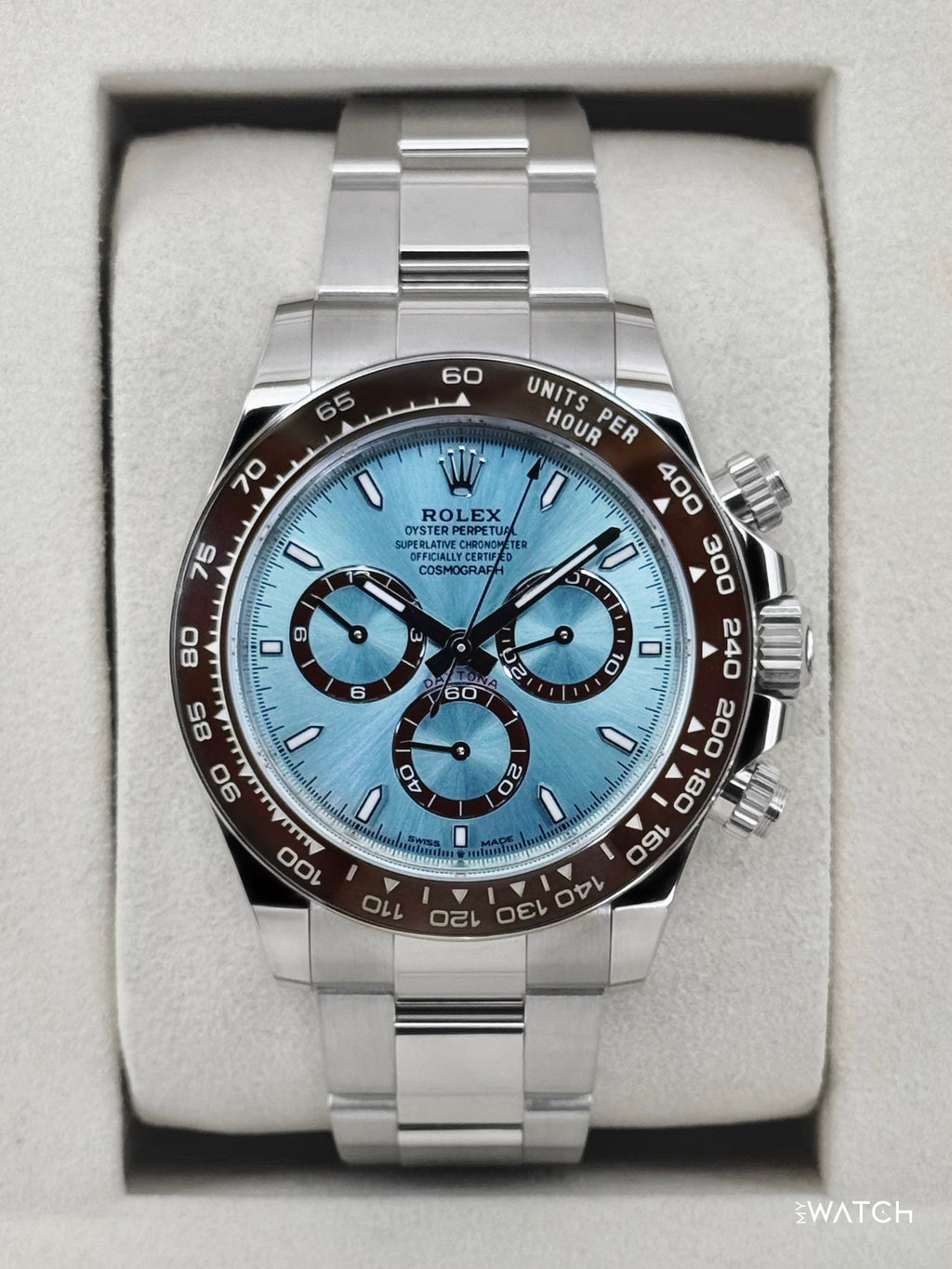 NEW 2026 Rolex Daytona 40mm 126506 Platinum Ice Blue Dial