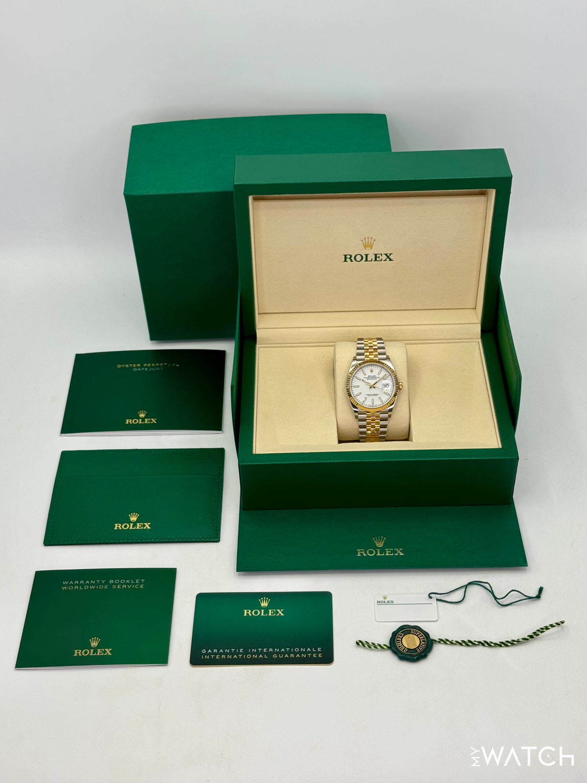 NEW 2026 Rolex Datejust 36mm 126233 Two-Tone Jubilee White Dial