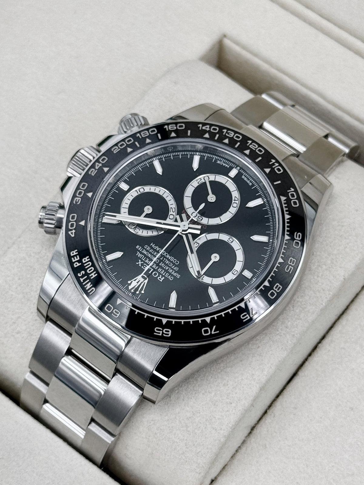 2025 Rolex Daytona 40mm 126500LN Stainless Steel Black Dial