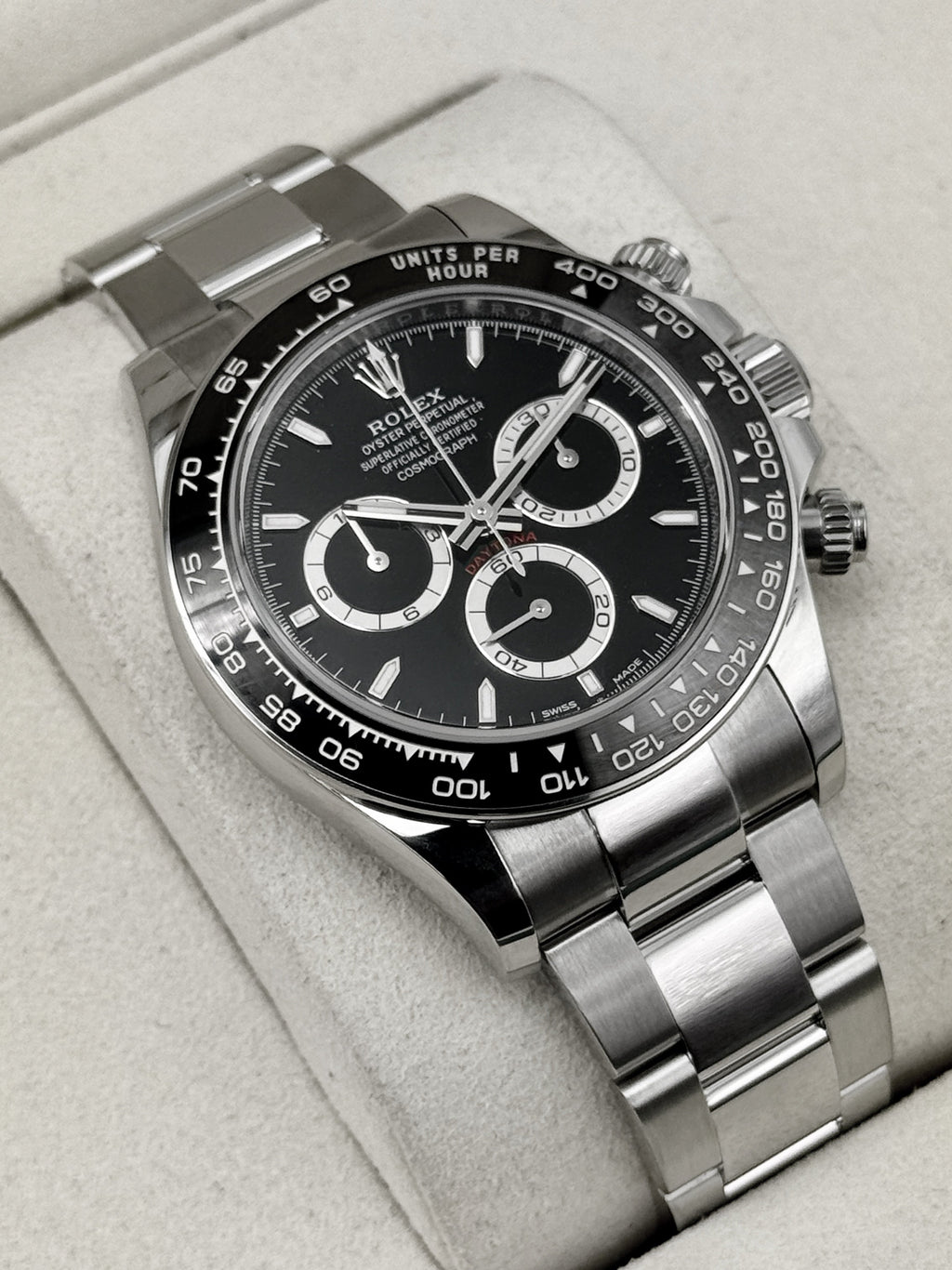 2026 Rolex Daytona 40mm 126500LN Stainless Steel Black Dial
