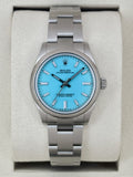 NEW 2026 Rolex Oyster Perpetual 31mm 277200 Turquoise Tiffany Blue Dial