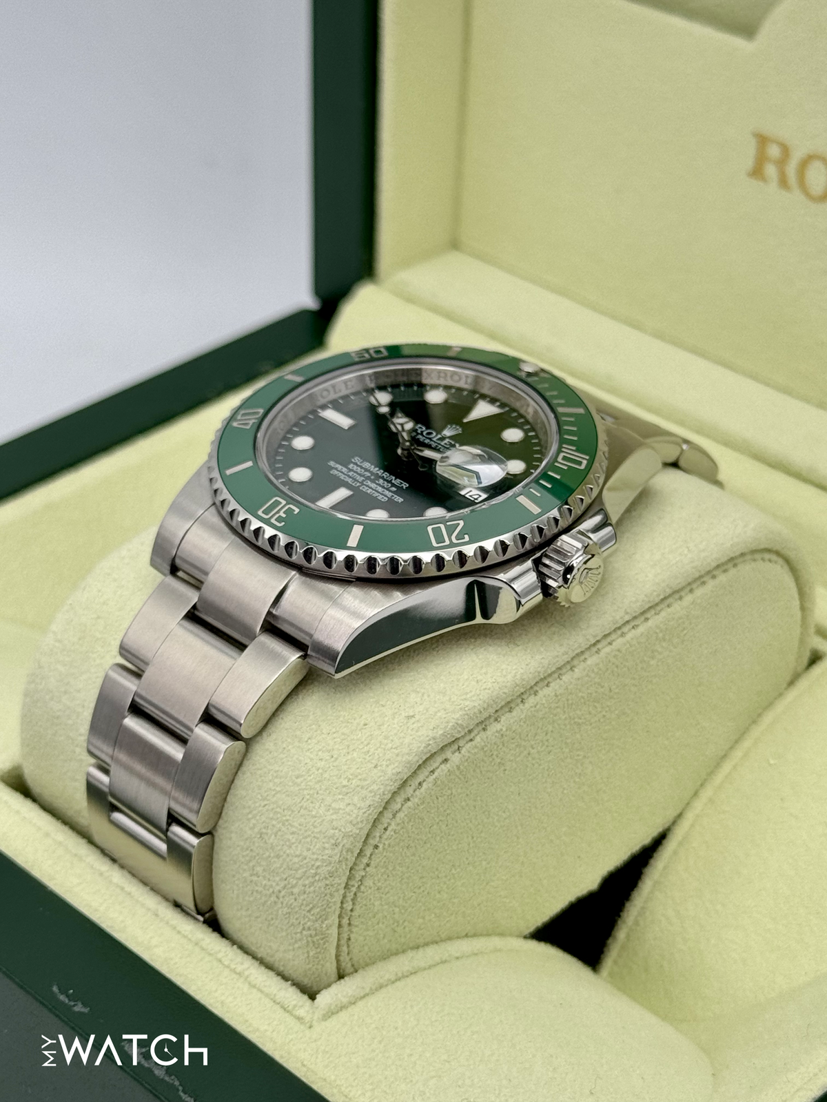 2012 Rolex Submariner “Hulk” 40mm 116610LV Green Dial