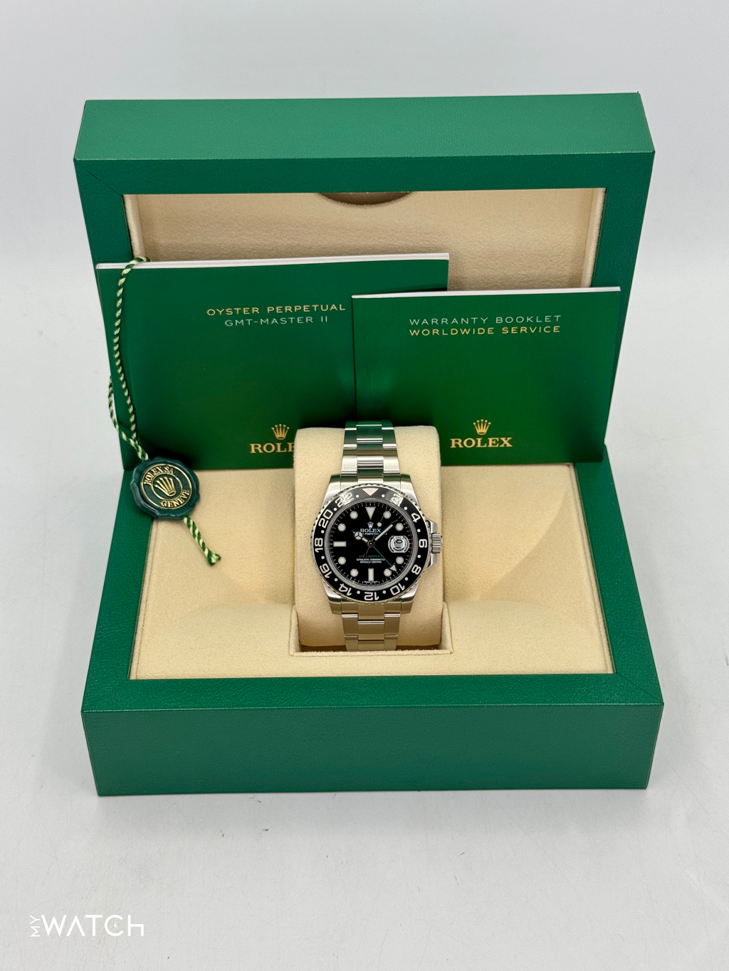 2016 Rolex GMT-Master II 40mm 116710LN Stainless Steel Black Dial