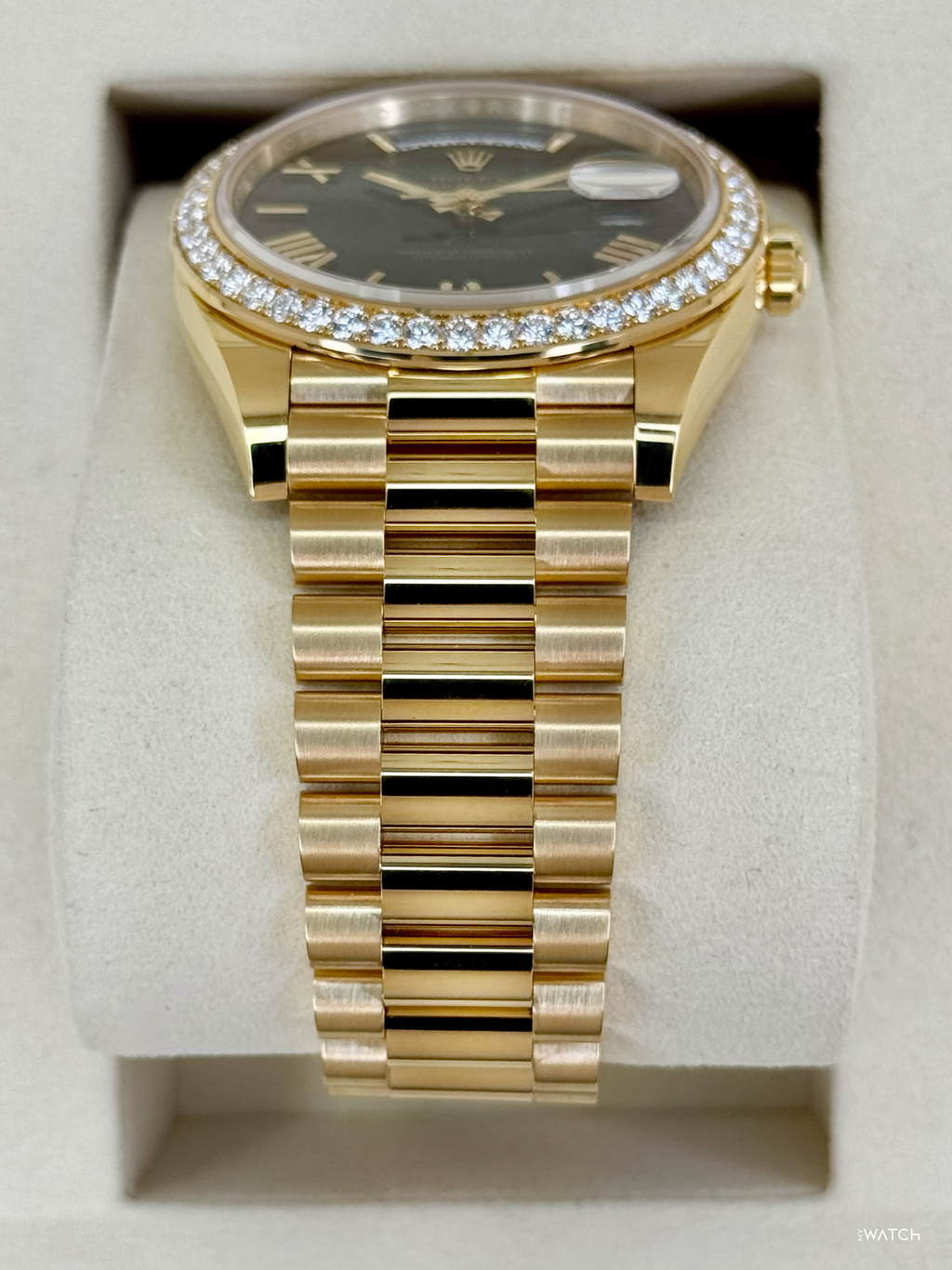 NEW 2026 Rolex Day-Date 40mm 228348RBR Presidential Green Dial