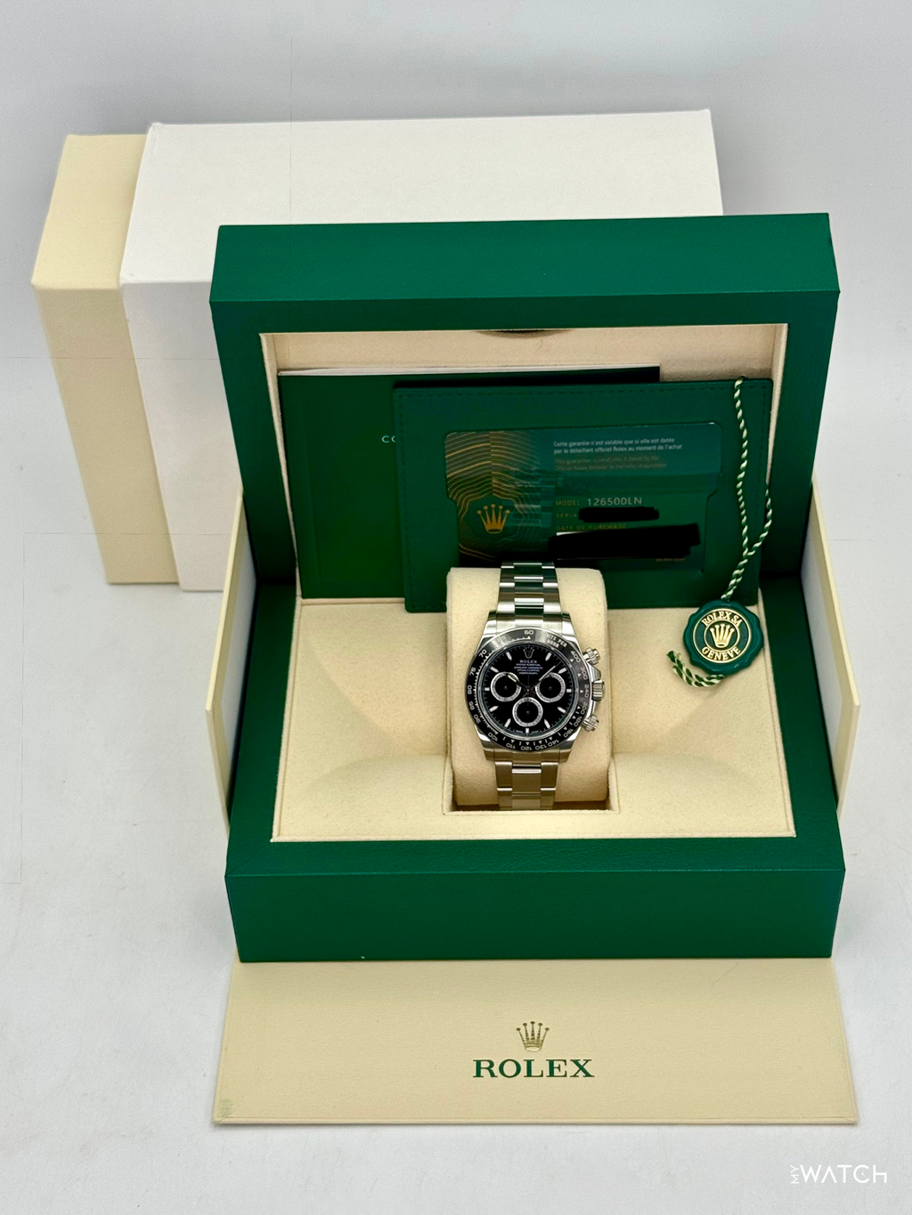 2024 Rolex Daytona 40mm 126500LN Stainless Steel Black Dial