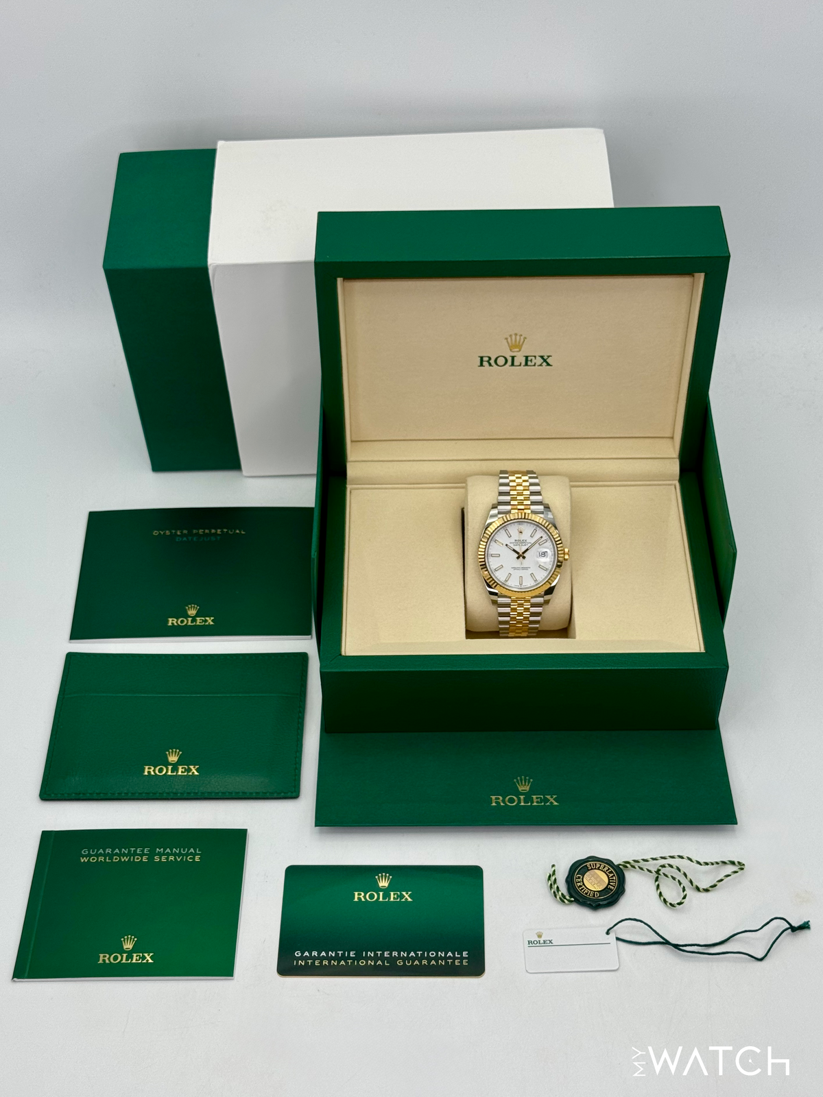 NEW 2026 Rolex Datejust 41mm 126333 Two-Tone Jubilee White Dial