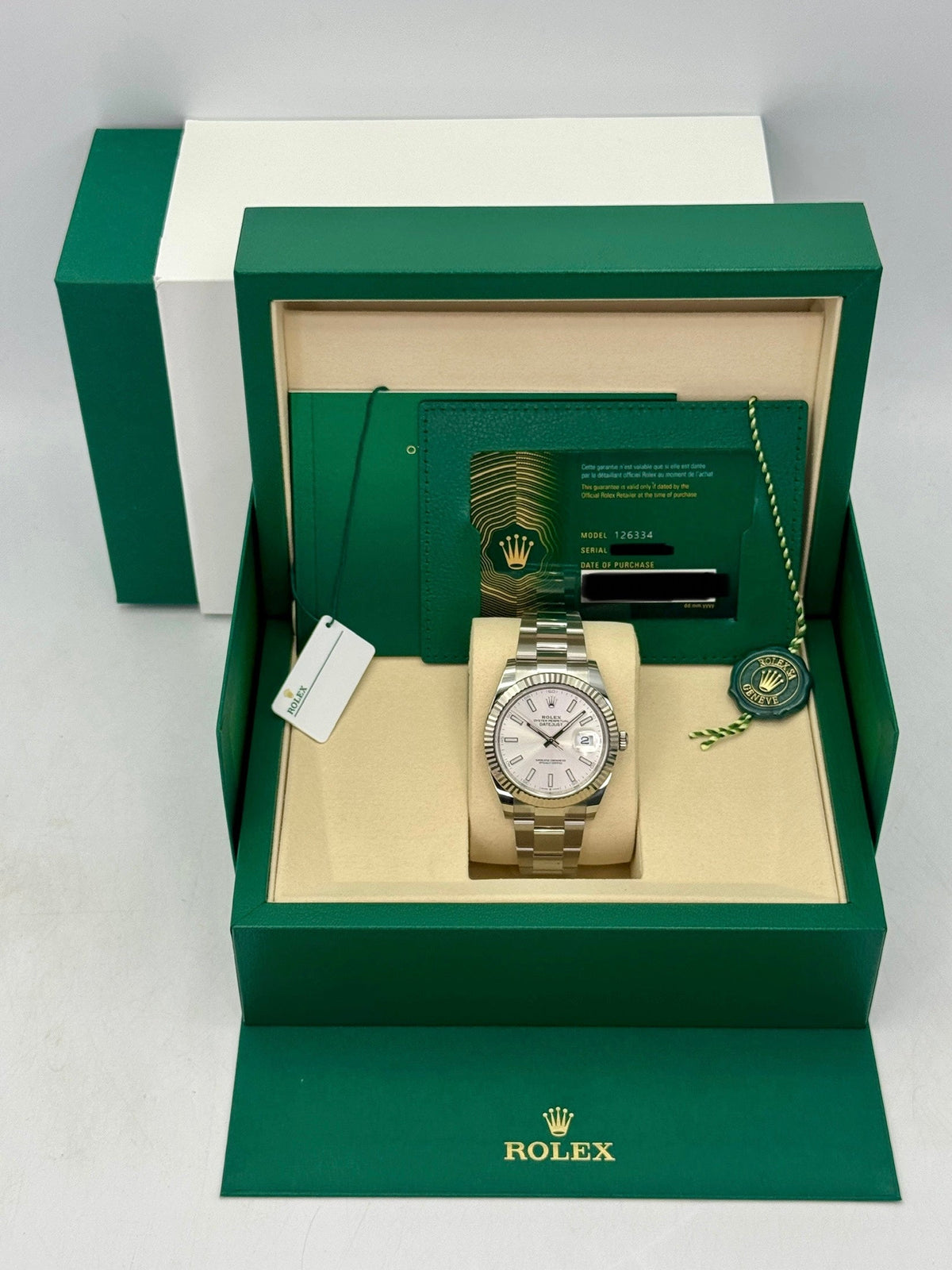 NEW 2026 Rolex Datejust 41mm 126334 Stainless Steel Oyster Silver Dial