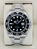 2018 Rolex GMT-Master II 40mm 116710LN Stainless Steel Black Dial