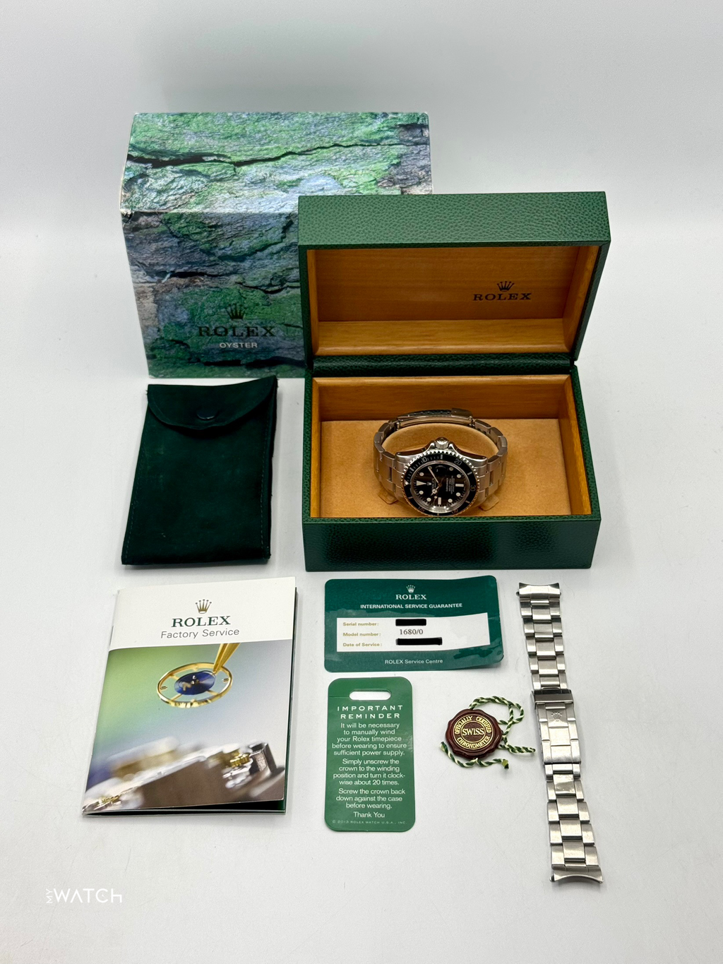 1978 Rolex Submariner Date 40mm 1680 Stainless Steel Black Dial VINTAGE