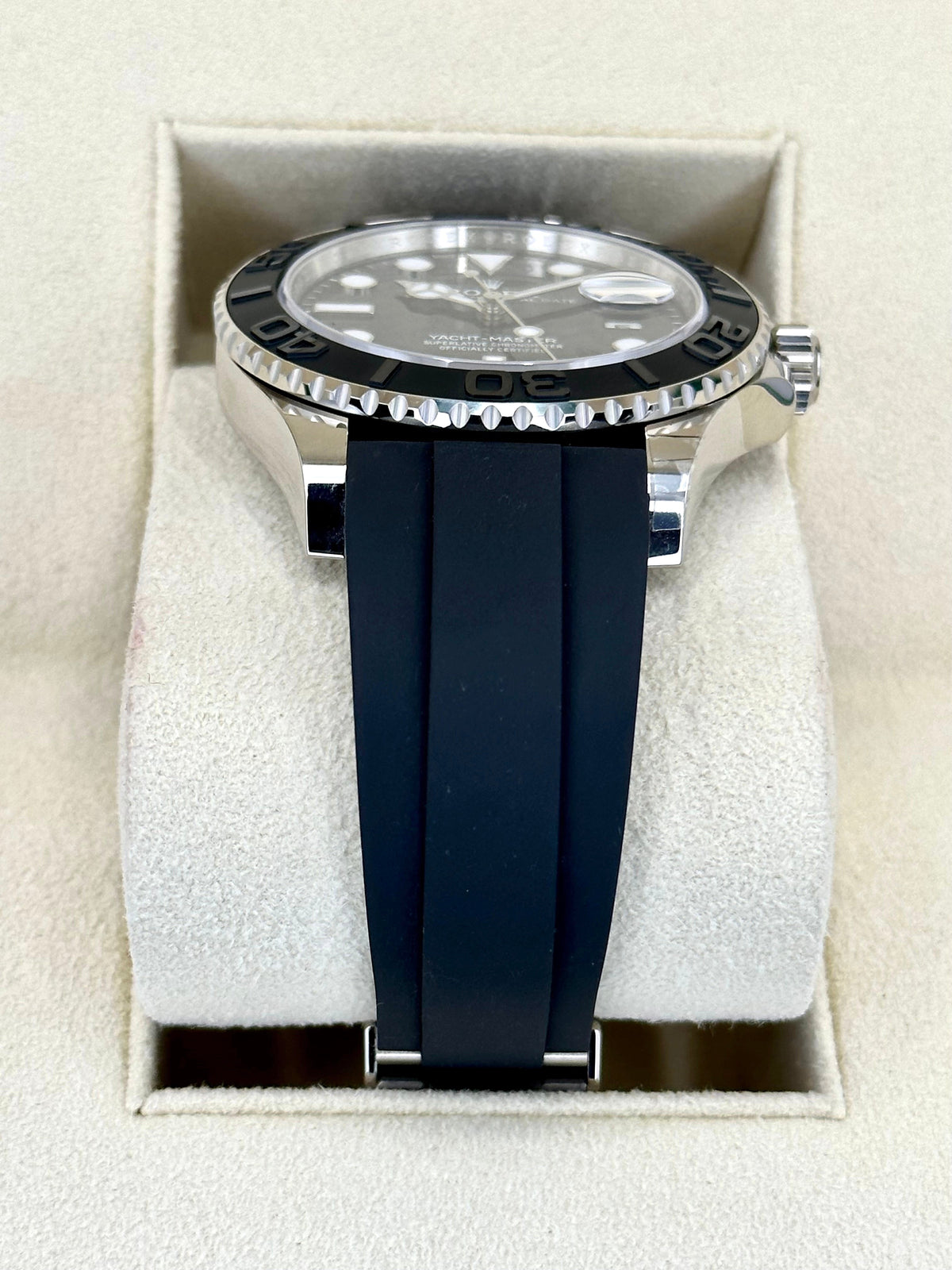 NEW 2026 Rolex Yacht-Master 42mm 226659 White Gold Oysterflex Black Dial