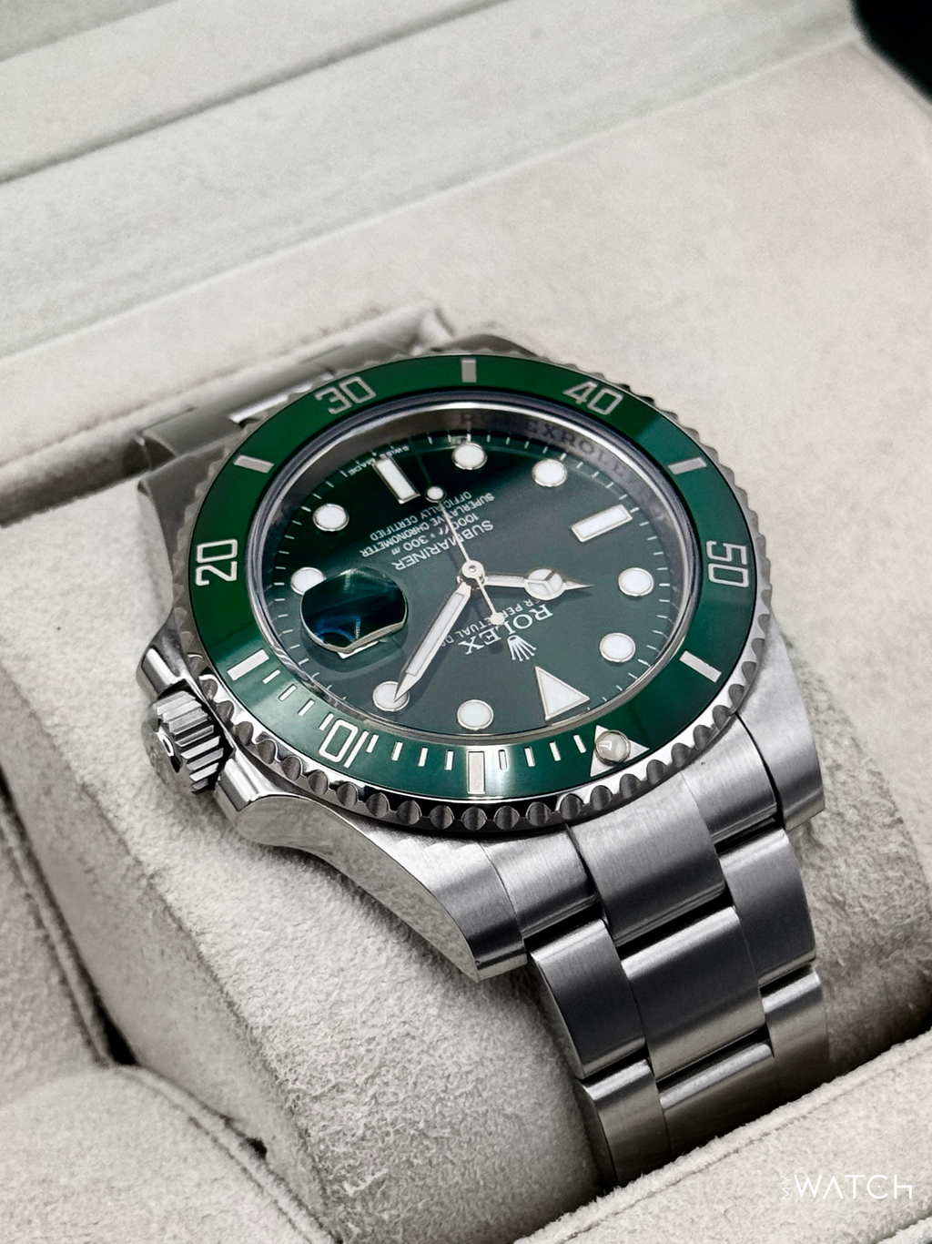 2013 Rolex Submariner “Hulk” 40mm 116610LV Green Dial
