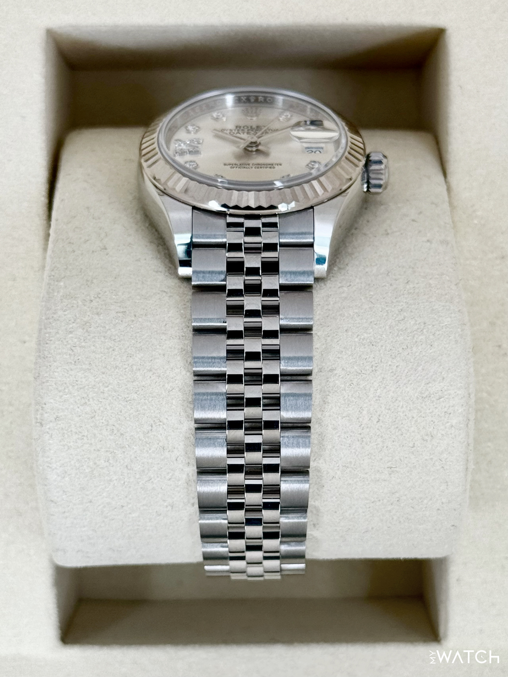 NEW 2025 Rolex Lady Datejust 28mm 279174 Stainless Steel Jubilee Silver Star Diamond Dial