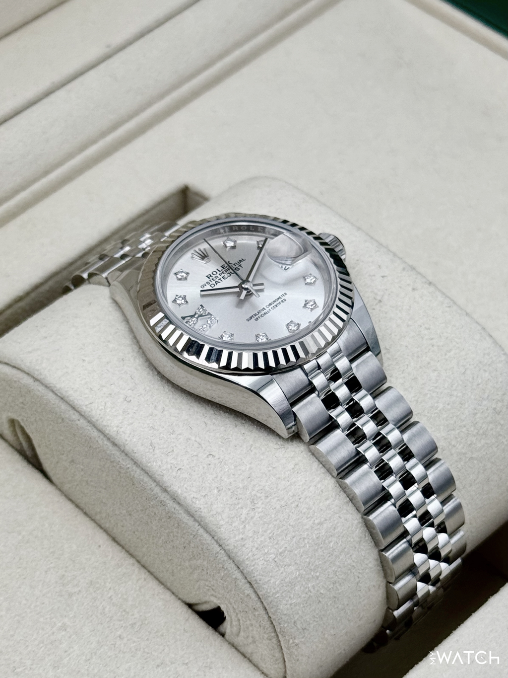 NEW 2025 Rolex Lady Datejust 28mm 279174 Stainless Steel Jubilee Silver Star Diamond Dial